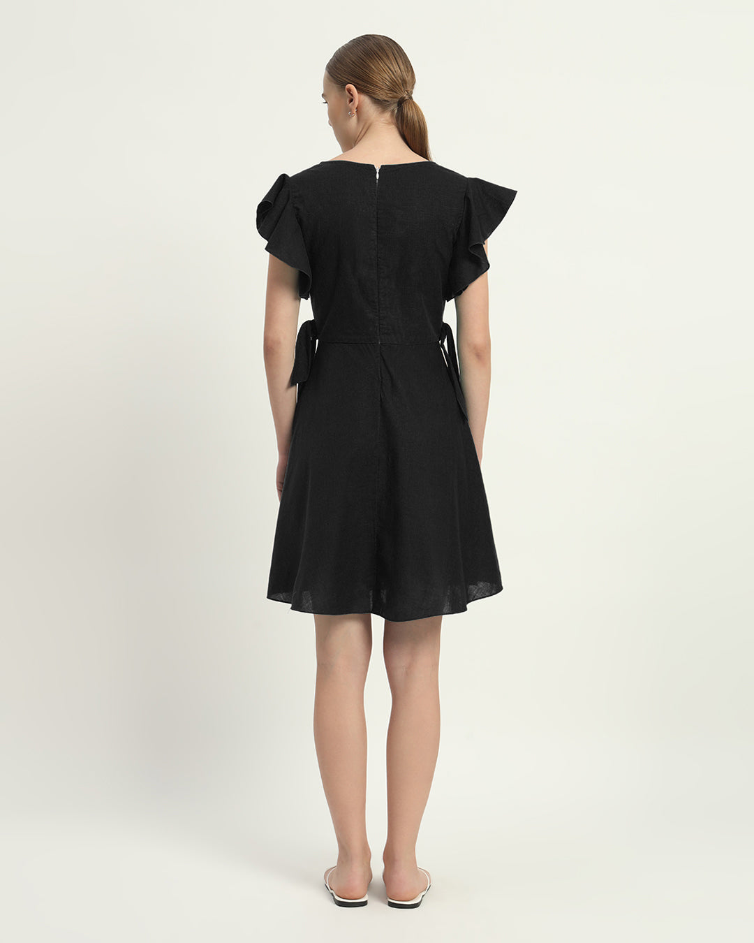 The Fairlie Noir Cotton Dress