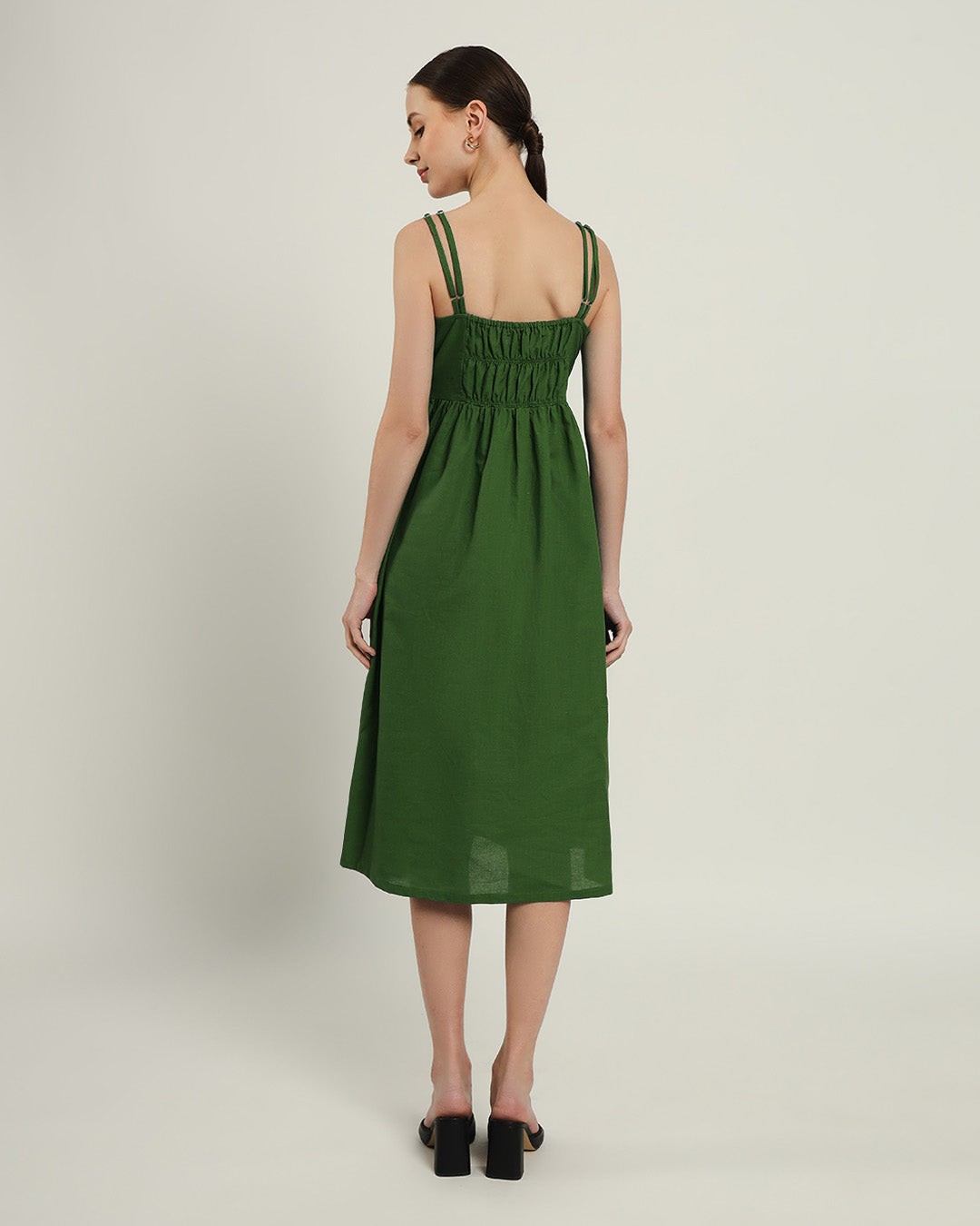 The Haiti Emerald Cotton Dress
