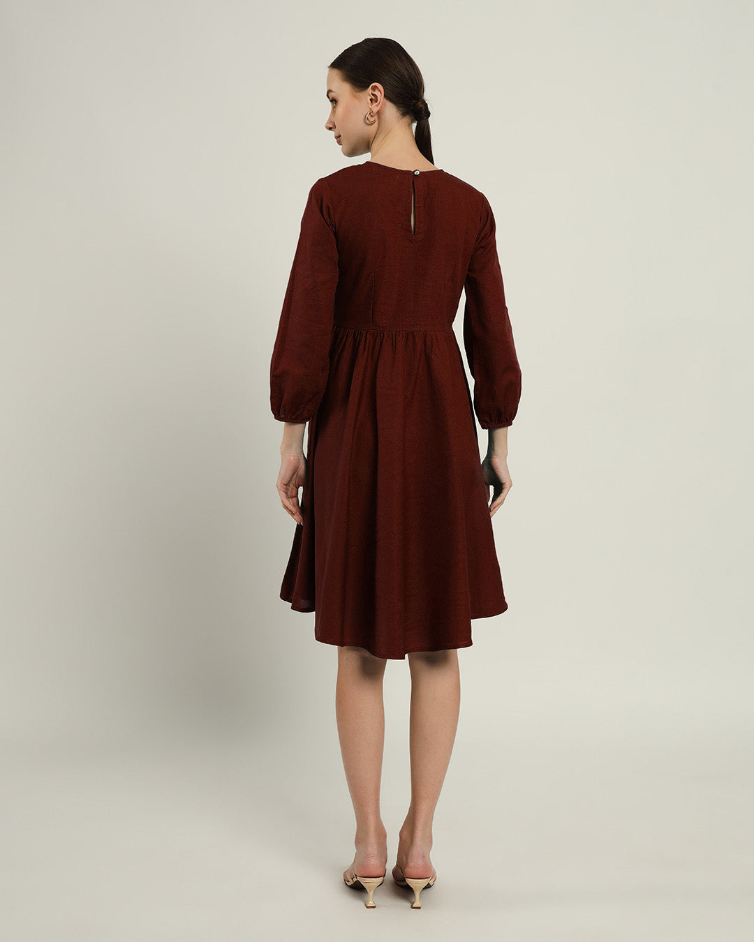 The Exeter Rouge Cotton Dress