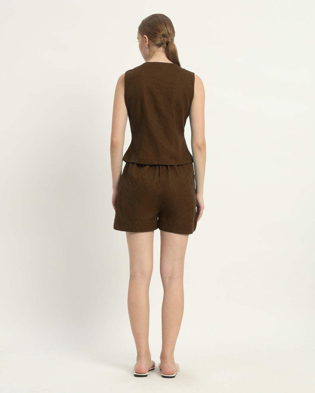 Shorts Matching Set Nutshell Downtown Diva Vest