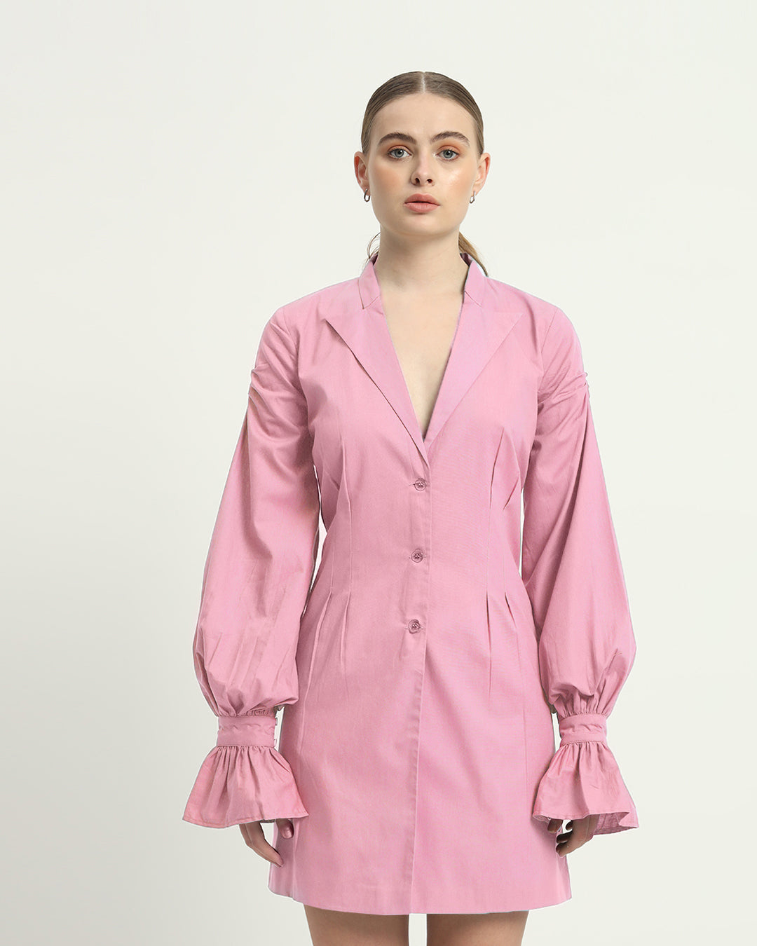 The Sedona Fondant Pink Cotton Dress