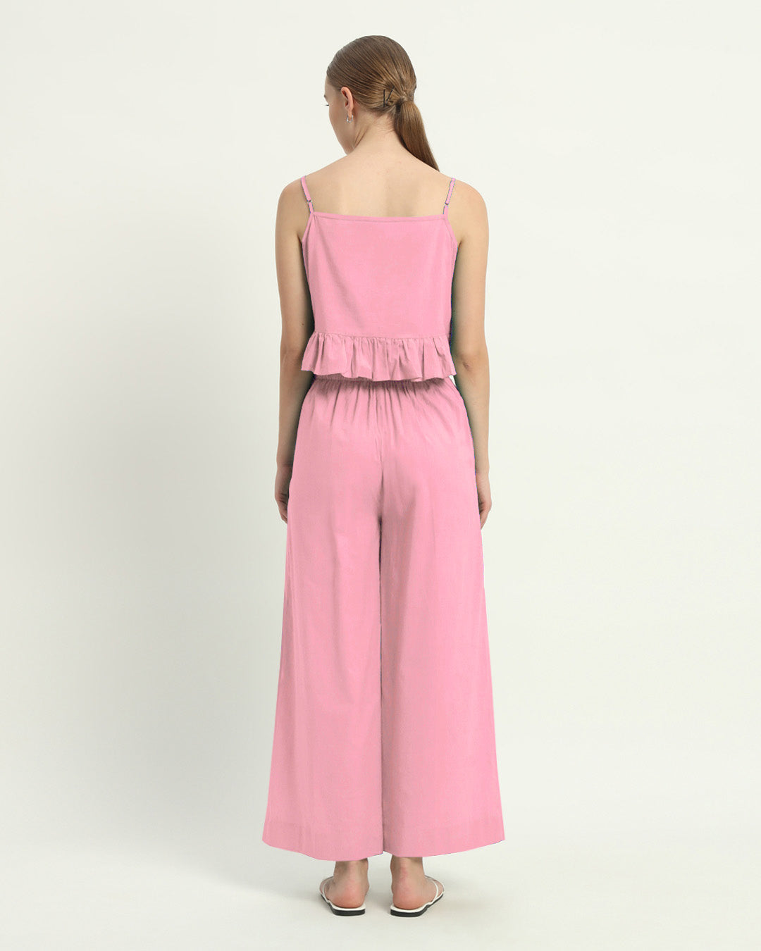 Whimsical Willow Solid Fondant Pink Co-ord Set