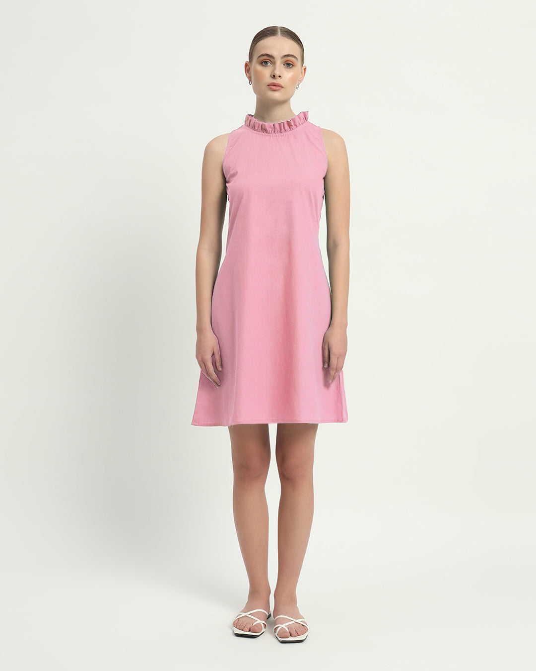 The Fondant Pink Angelica Cotton Dress