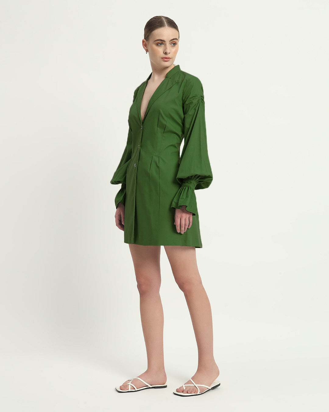 The Sedona Emerald Cotton Dress
