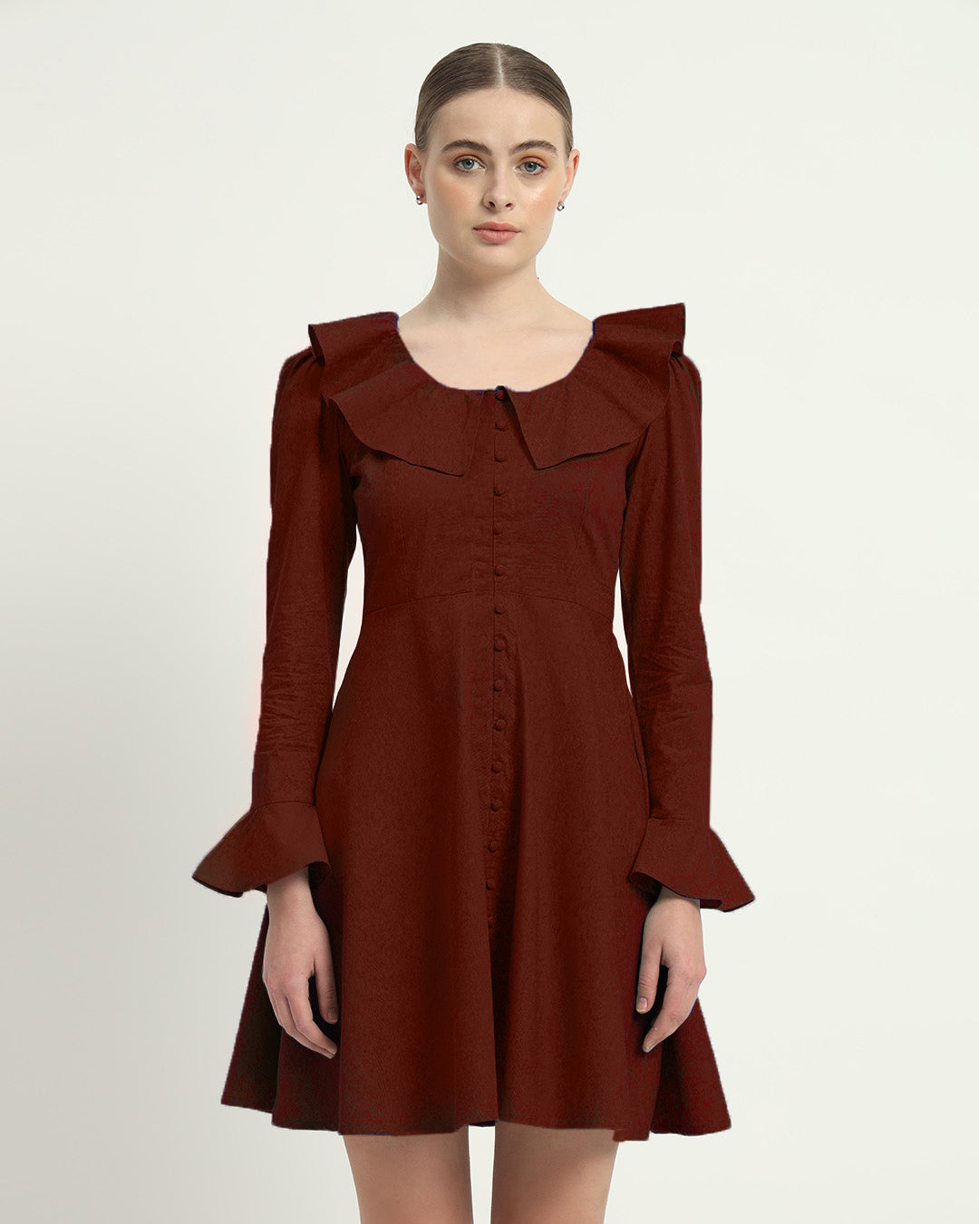 The Fredonia Rouge Cotton Dress