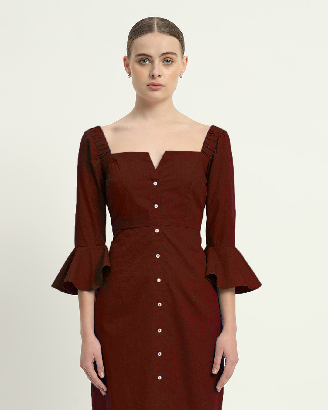 The Rosendale Rouge Cotton Dress