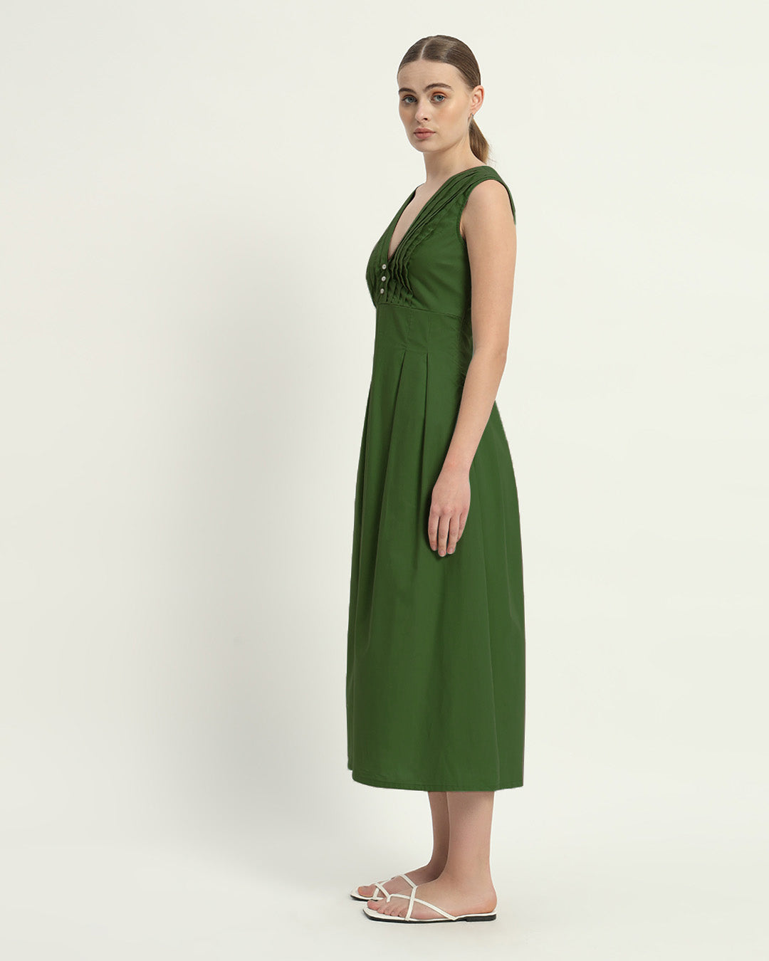 The Emerald Mendoza Cotton Dress
