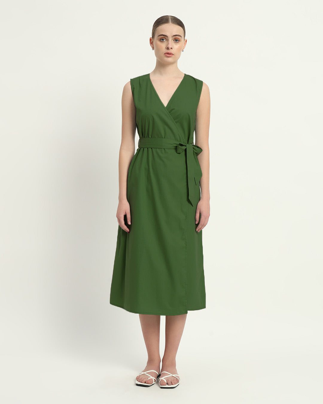 The Windsor Emerald Cotton Dress