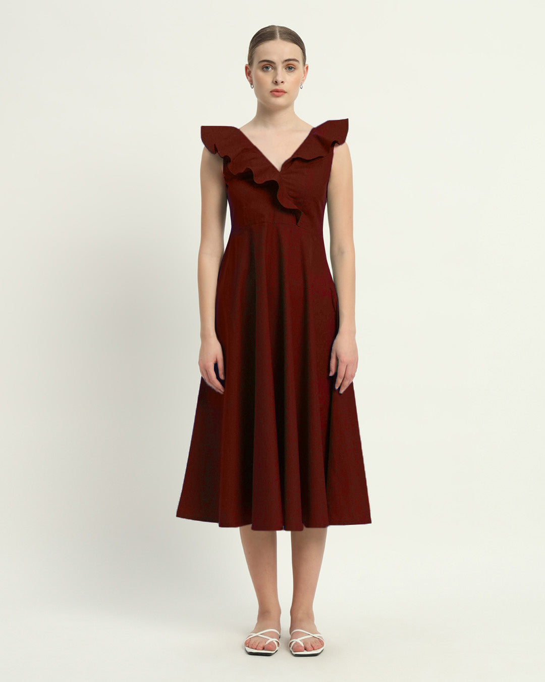The Albany Rouge Cotton Dress