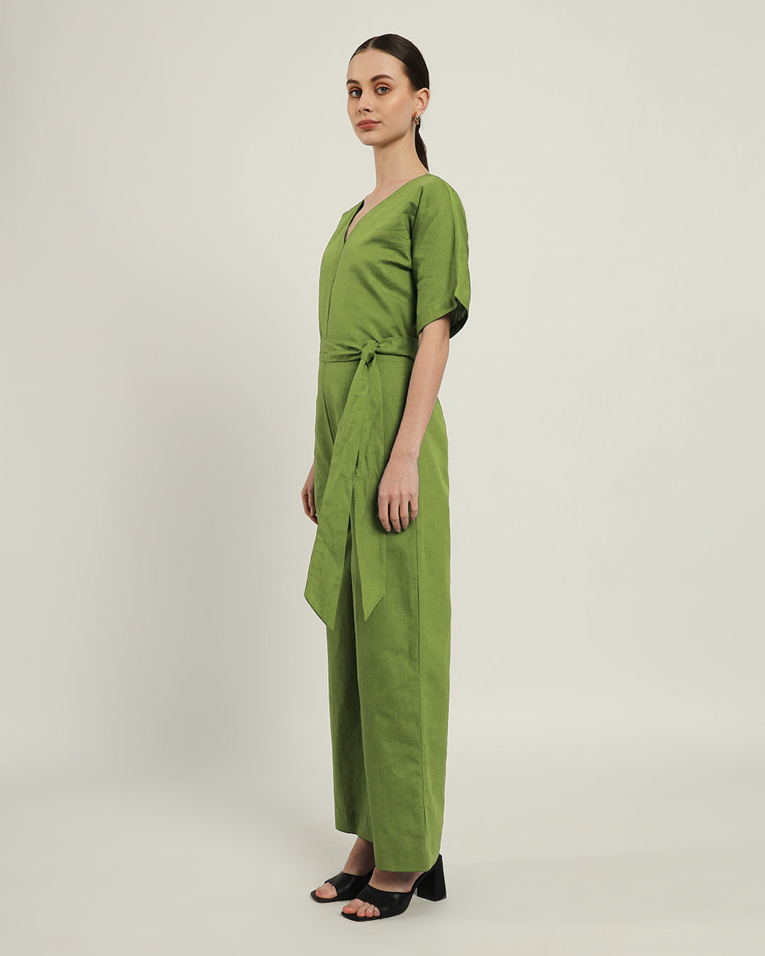 Sunny Things V Neck Fern Jumpsuit