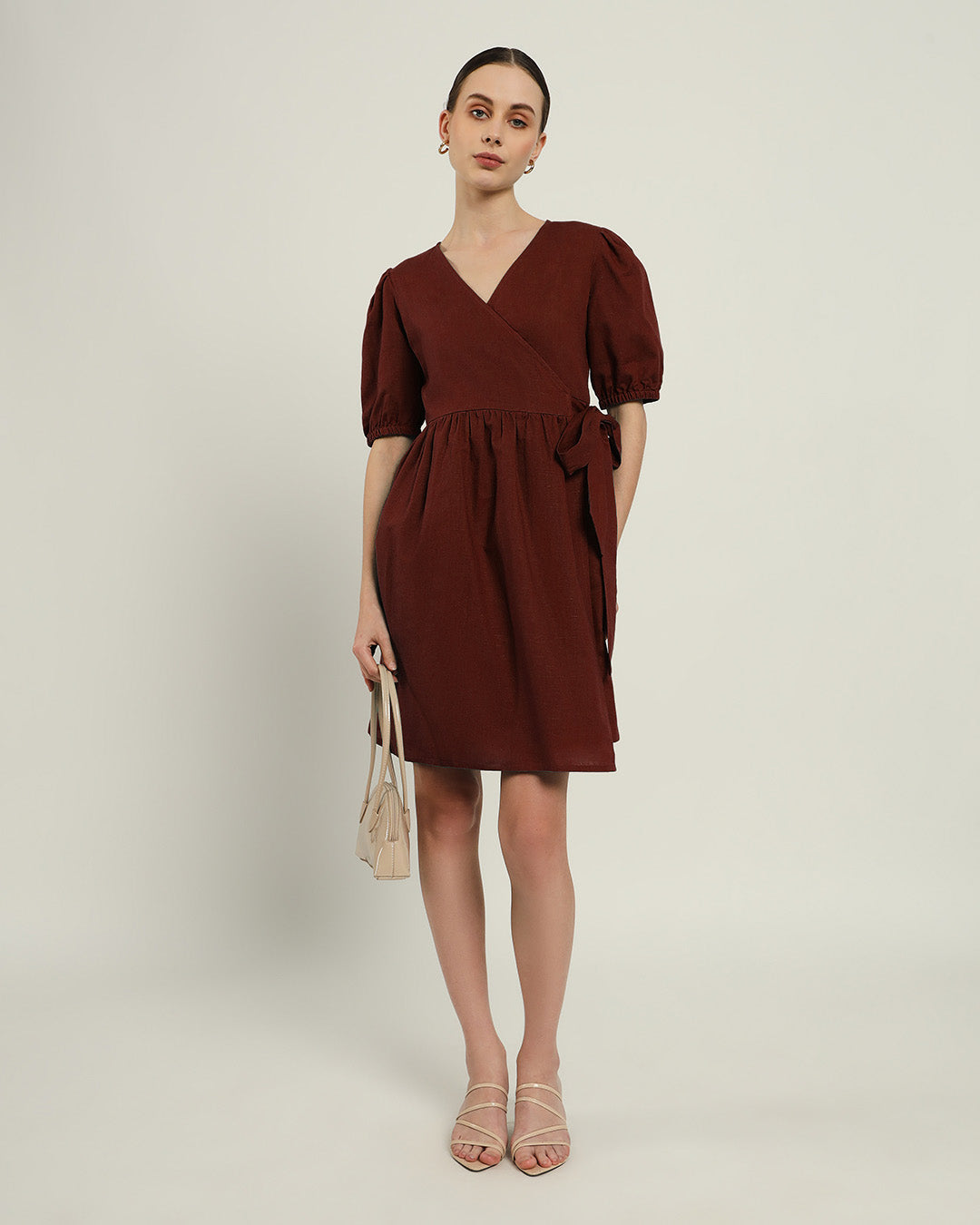 The Inzai Rouge Cotton Dress