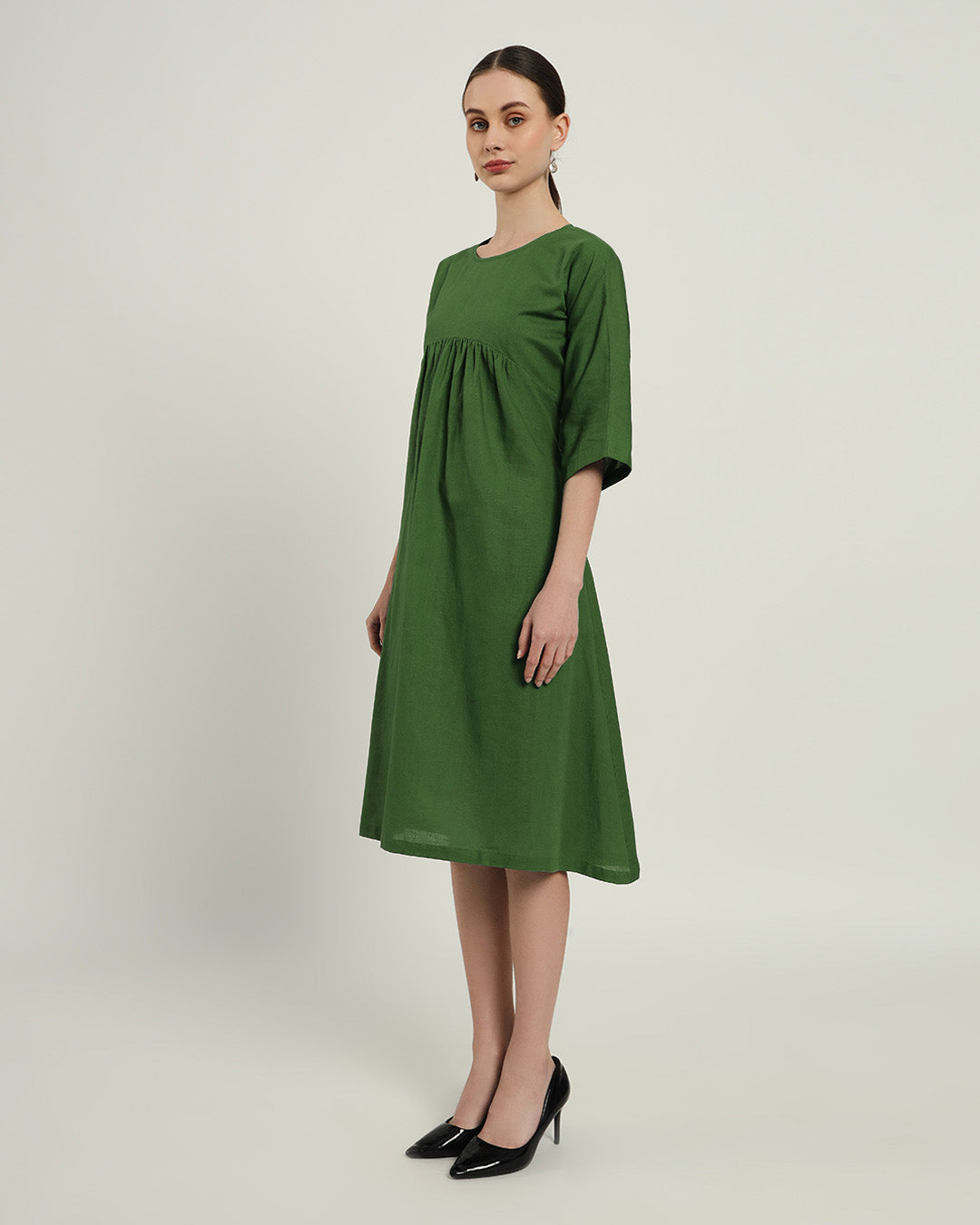 The Monrovia Emerald Cotton Dress