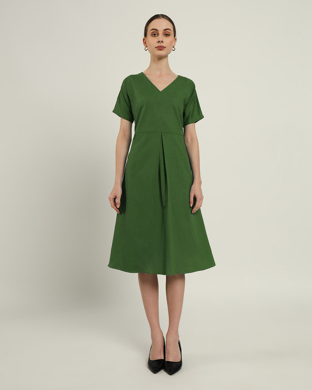 The Memphis Emerald Cotton Dress