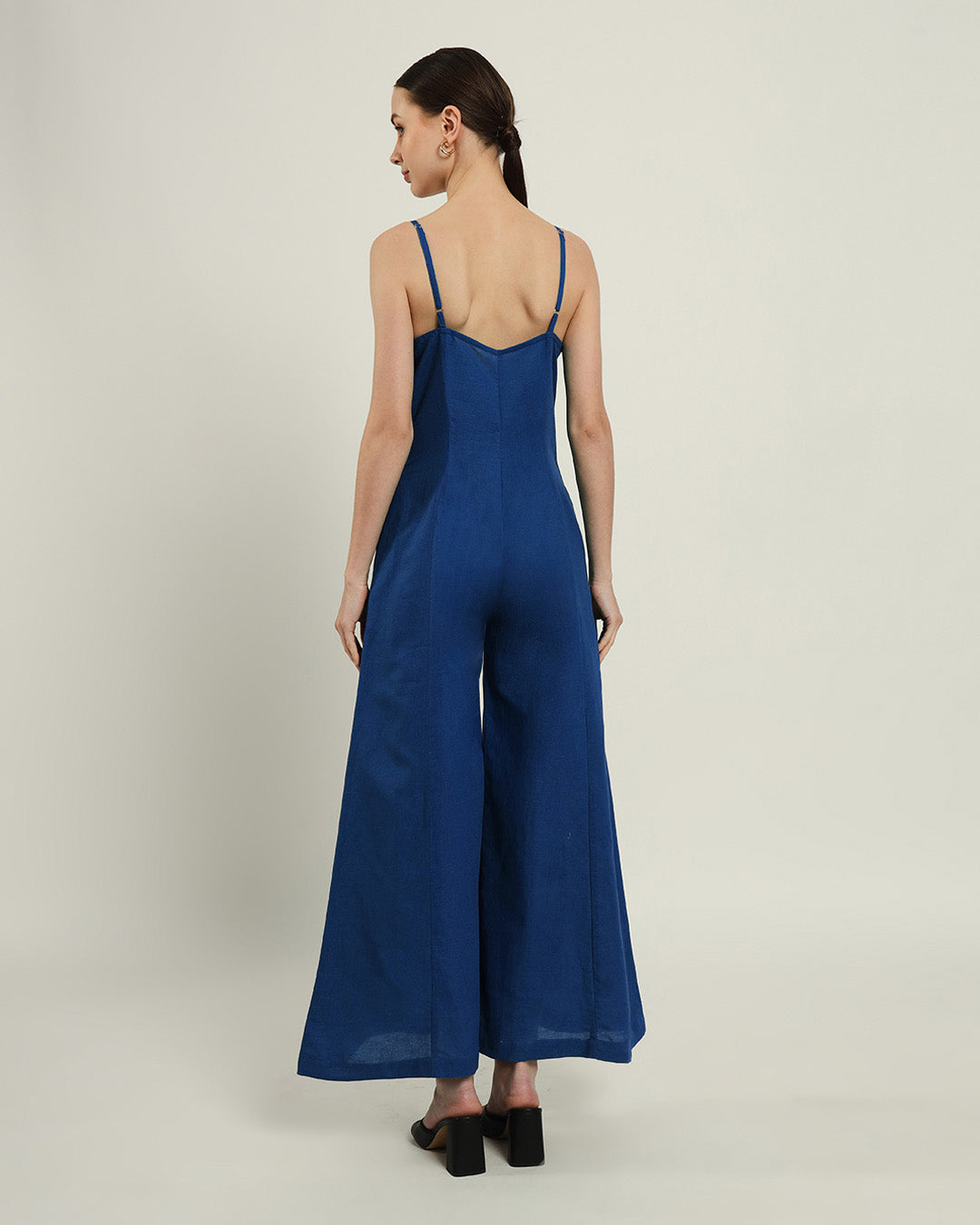 Midday High Flared Cobalt Jumpsuit