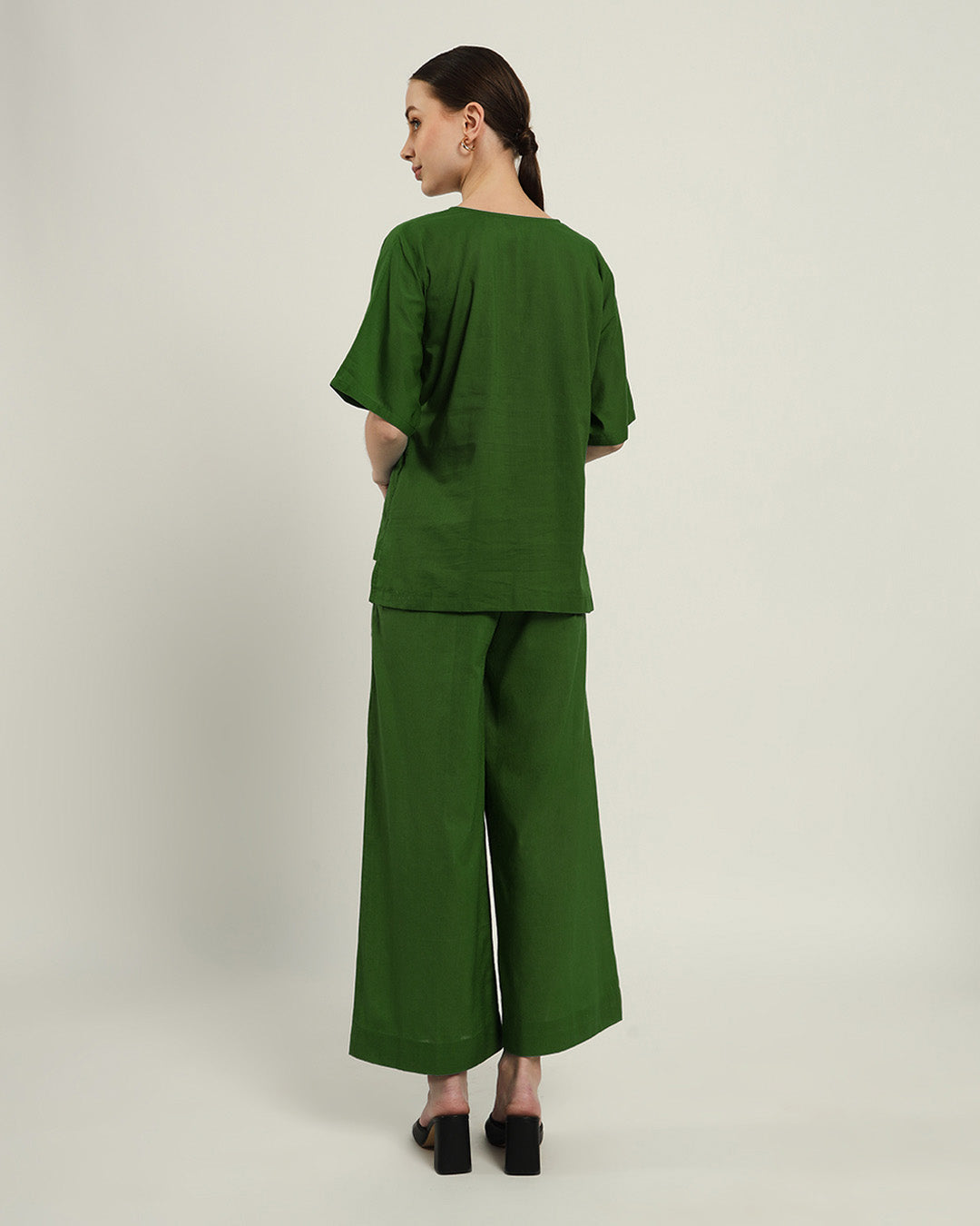 Metro Mode Shirt Emerald Top (Without Bottoms)