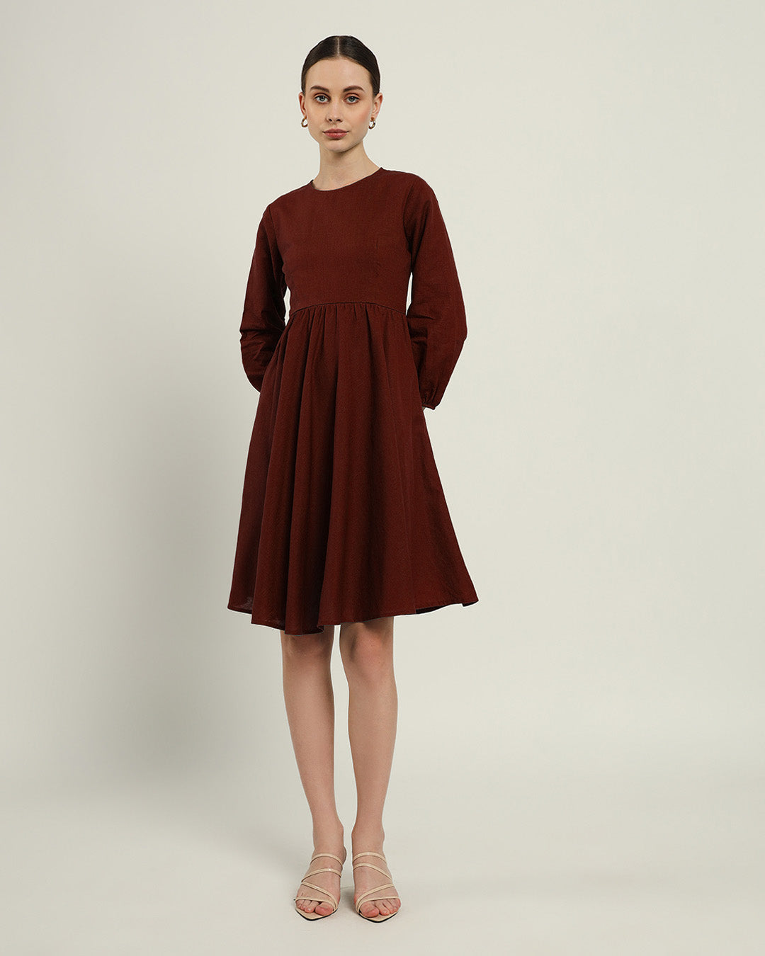 The Exeter Rouge Cotton Dress