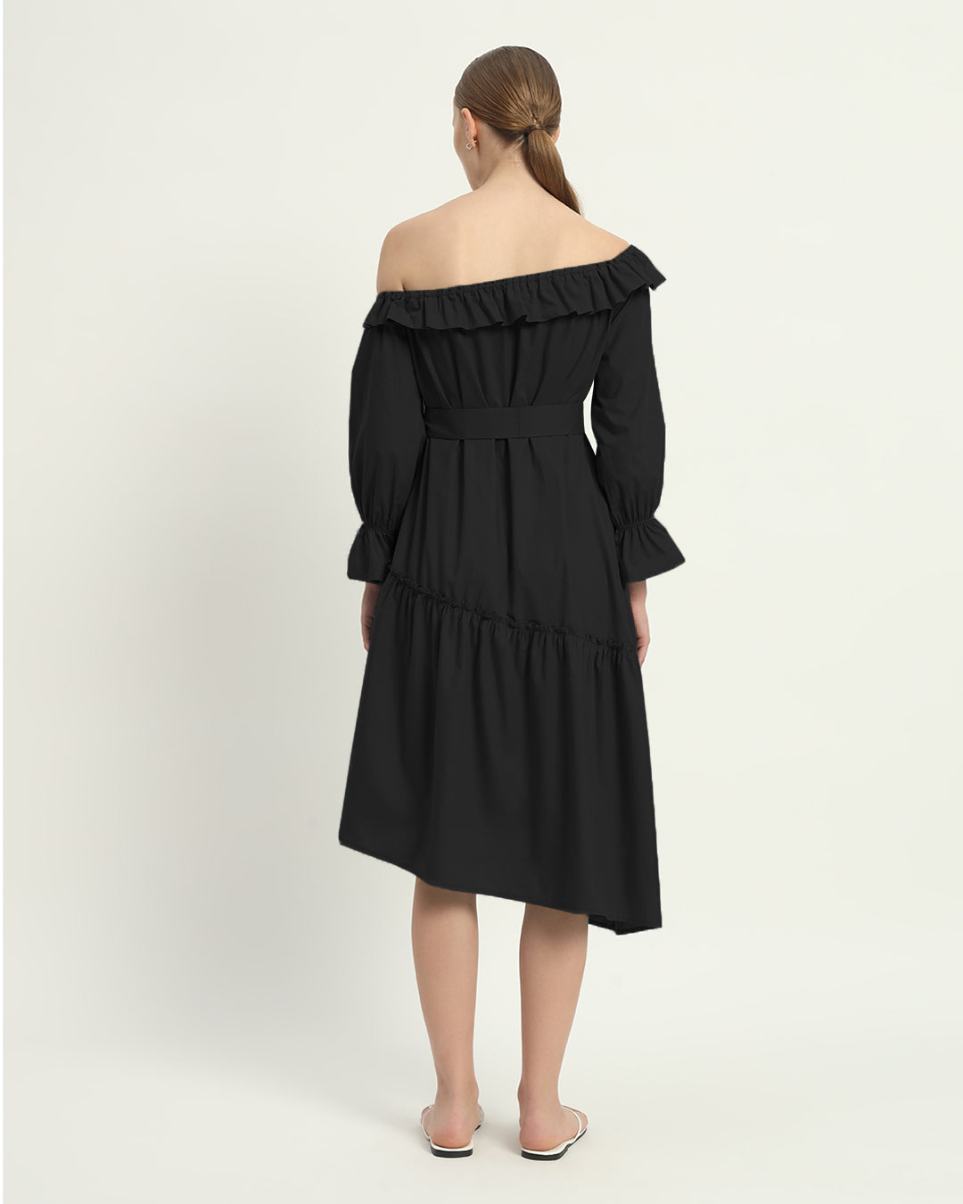 The Stellata  Noir Cotton Dress