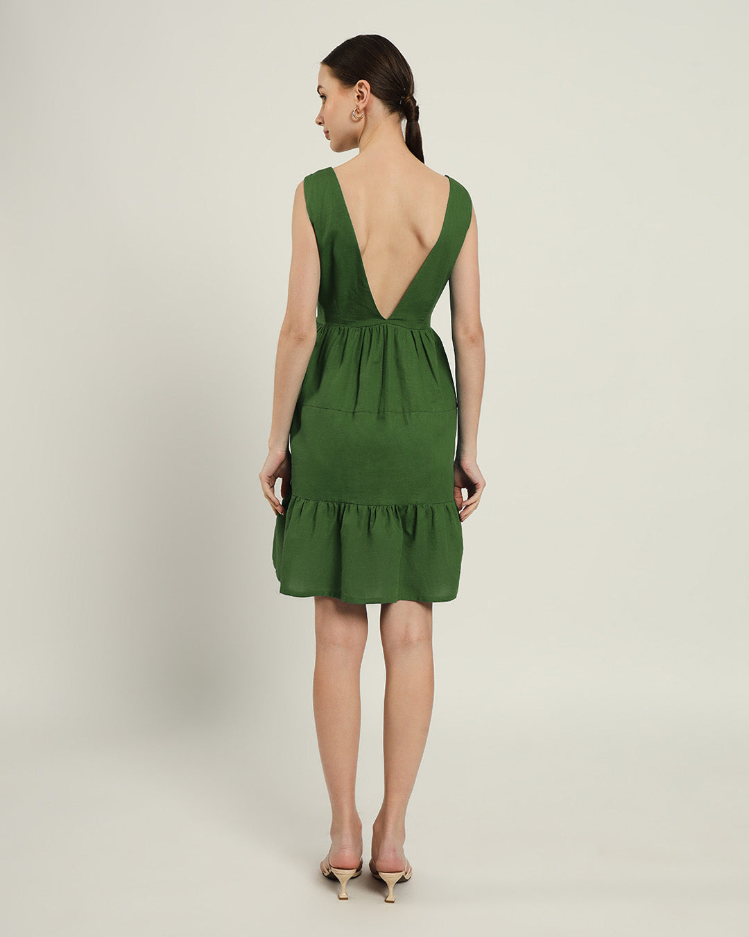 The Minsk Emerald Cotton Dress