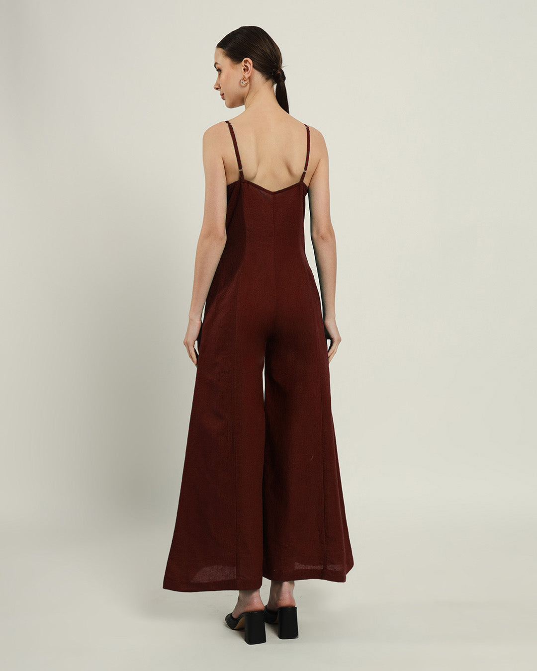 Midday High Flared Rouge Jumpsuit