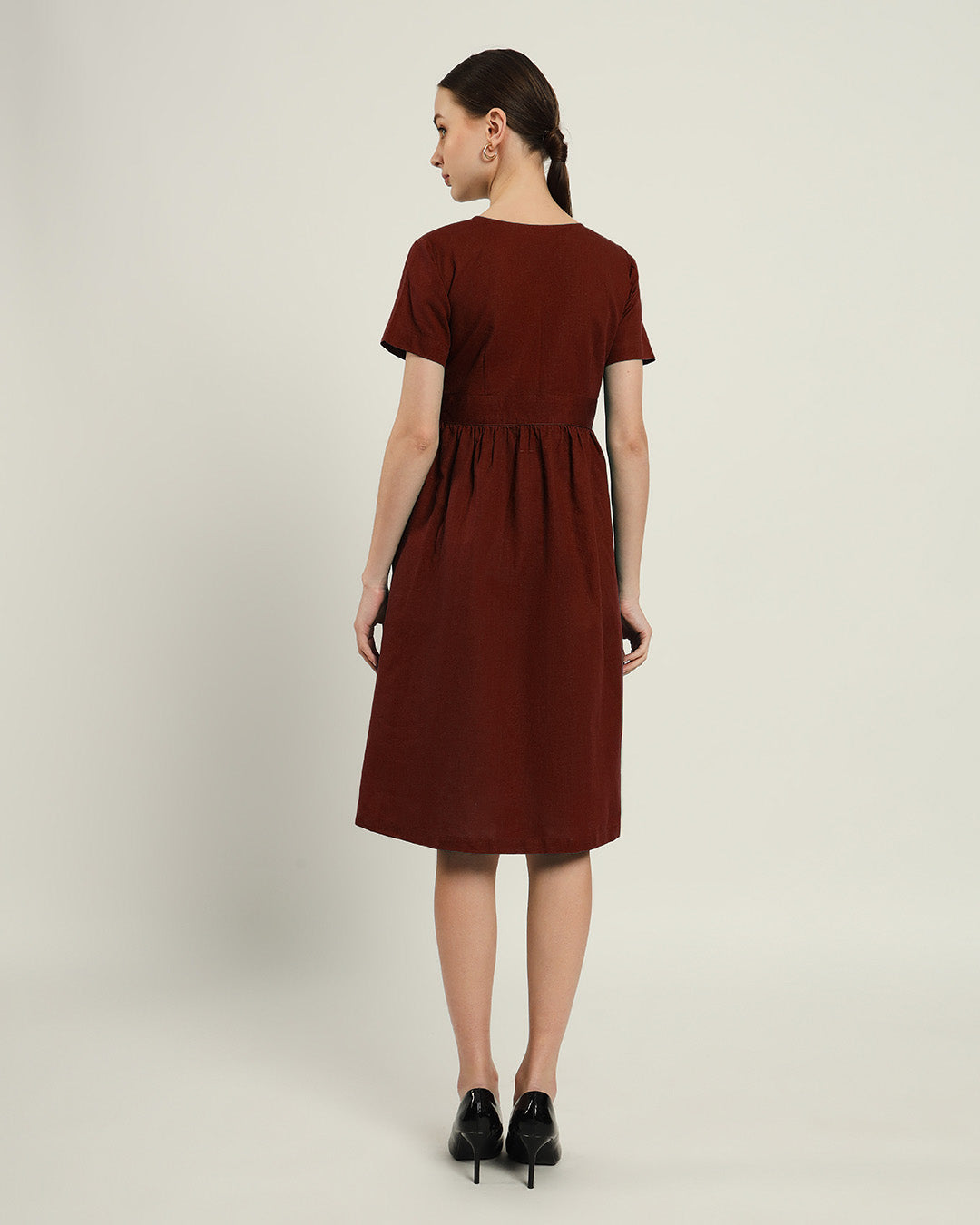 The Miyoshi Rouge Cotton Dress
