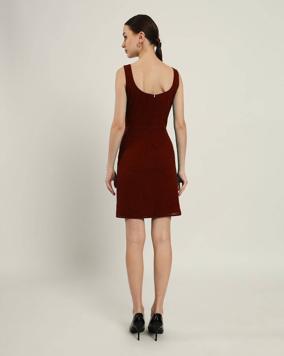The Cannes Rouge Cotton Dress