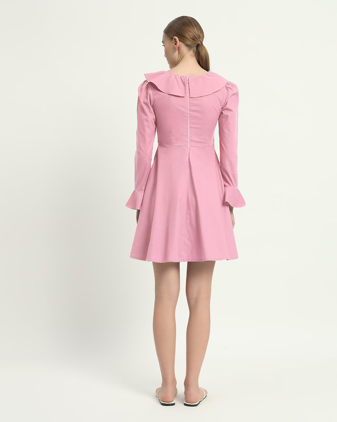 The Fredonia Fondant Pink Cotton Dress