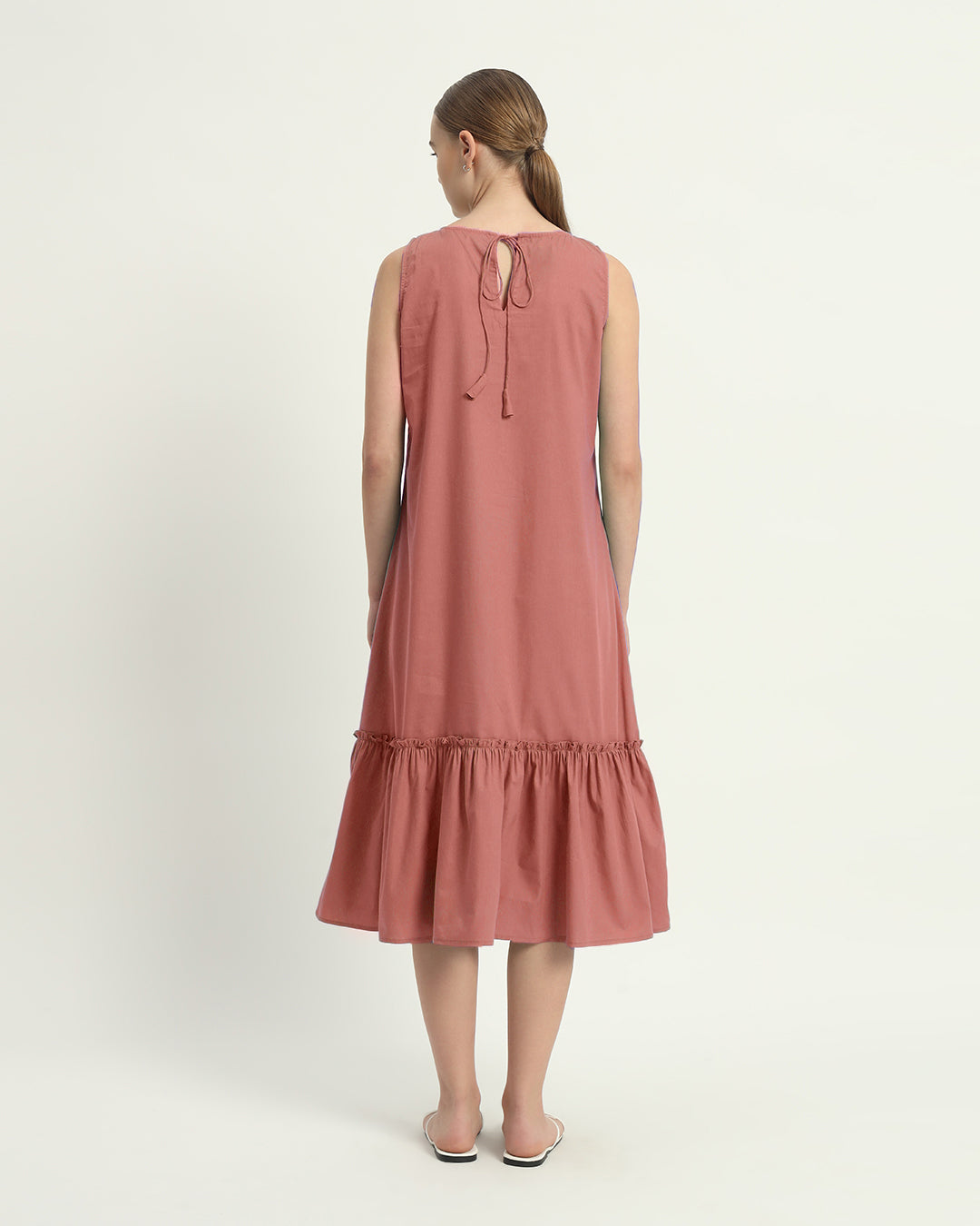 The Millis  Ivory Pink Cotton Dress