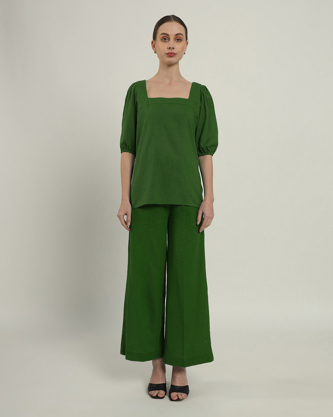 Urbanite Square Neck Emerald Top (Without Bottoms)