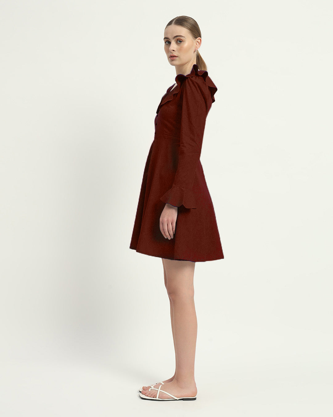 The Fredonia Rouge Cotton Dress