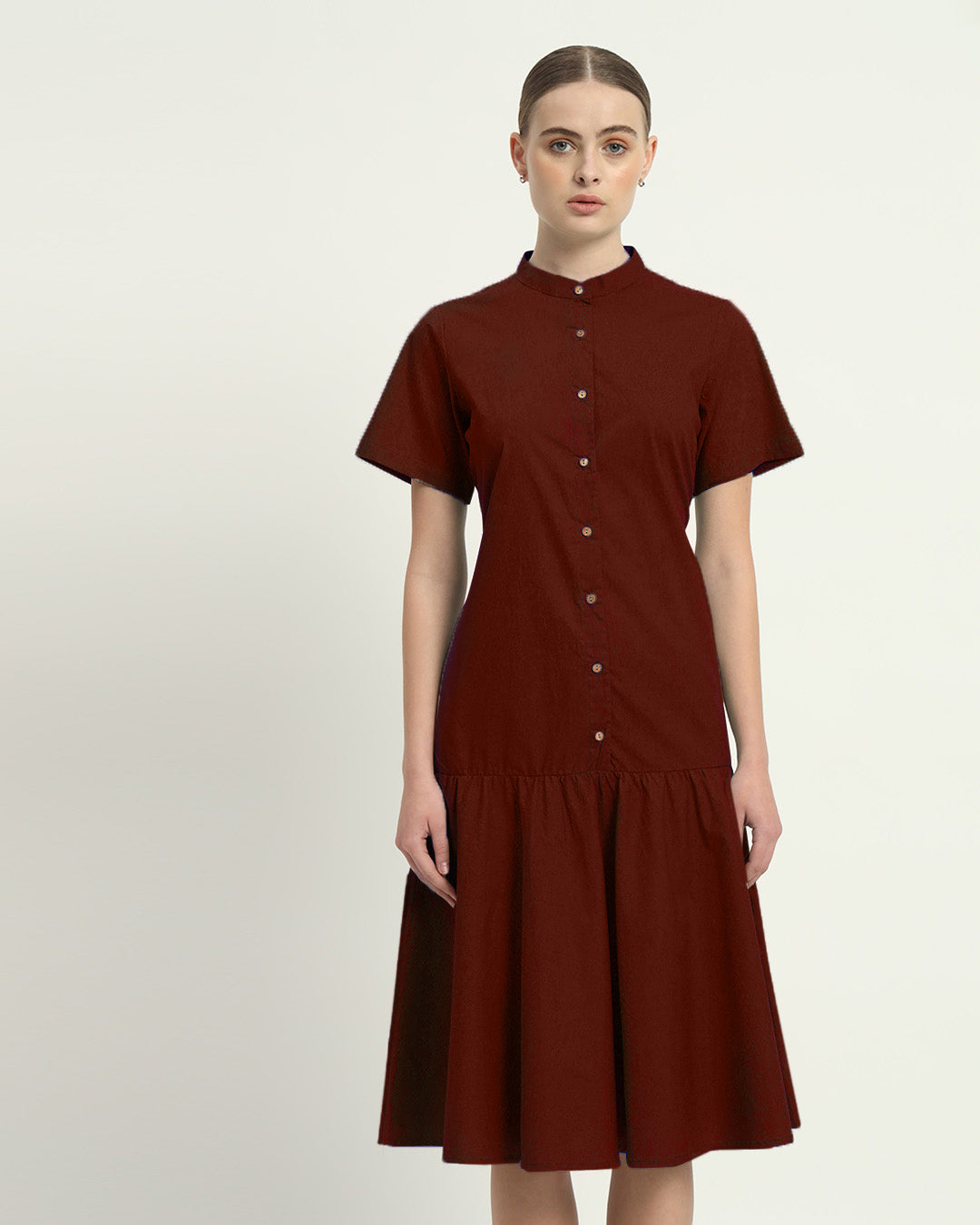The Melrose Rouge Cotton Dress