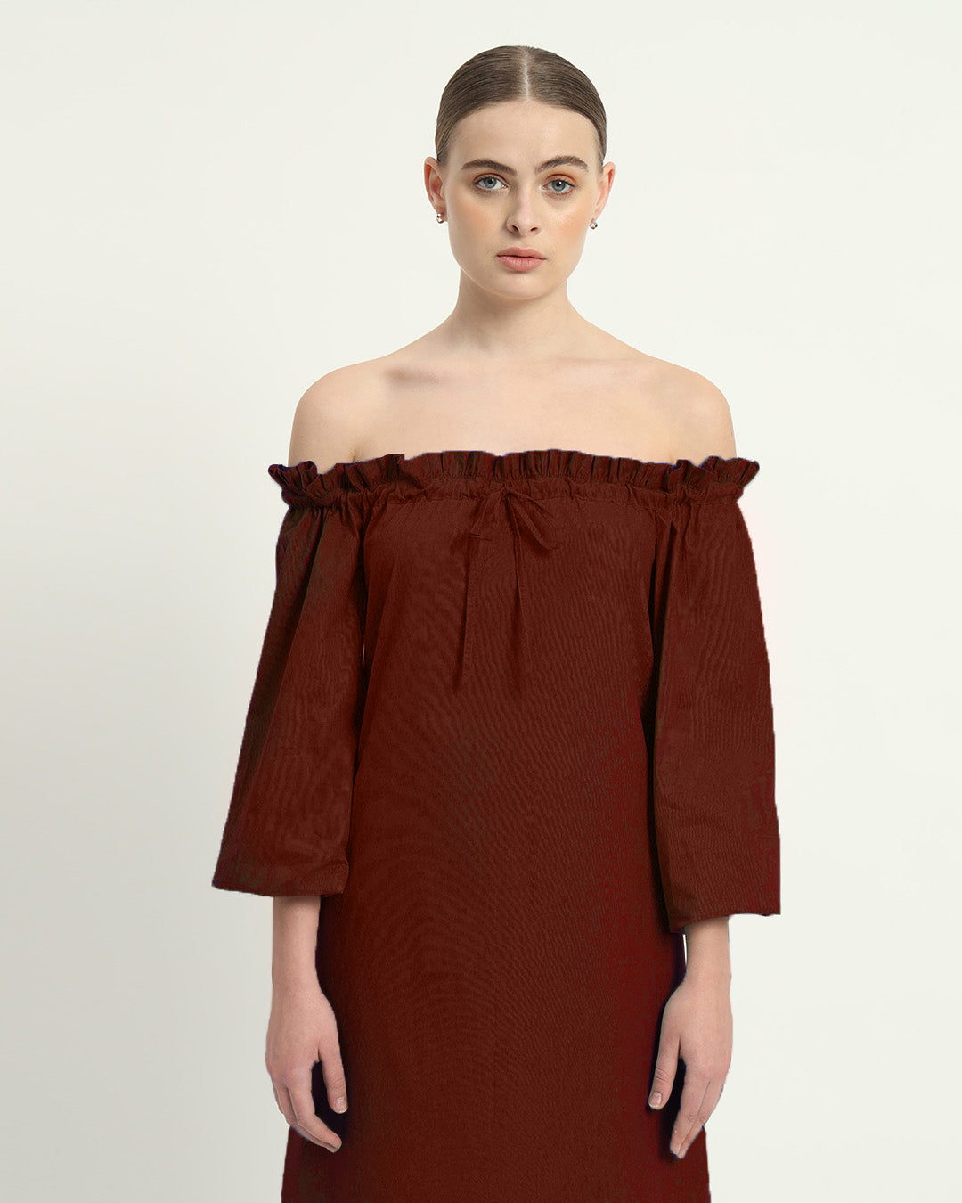 The Carlisle Rouge Cotton Dress