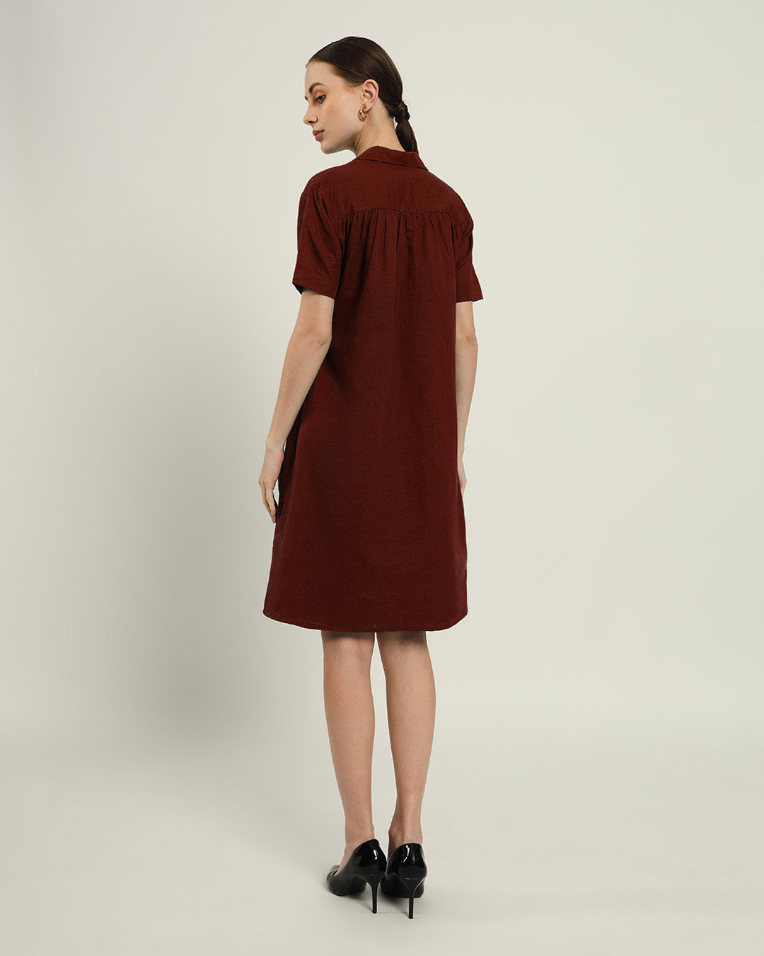 The Lancaster Rouge Cotton Dress