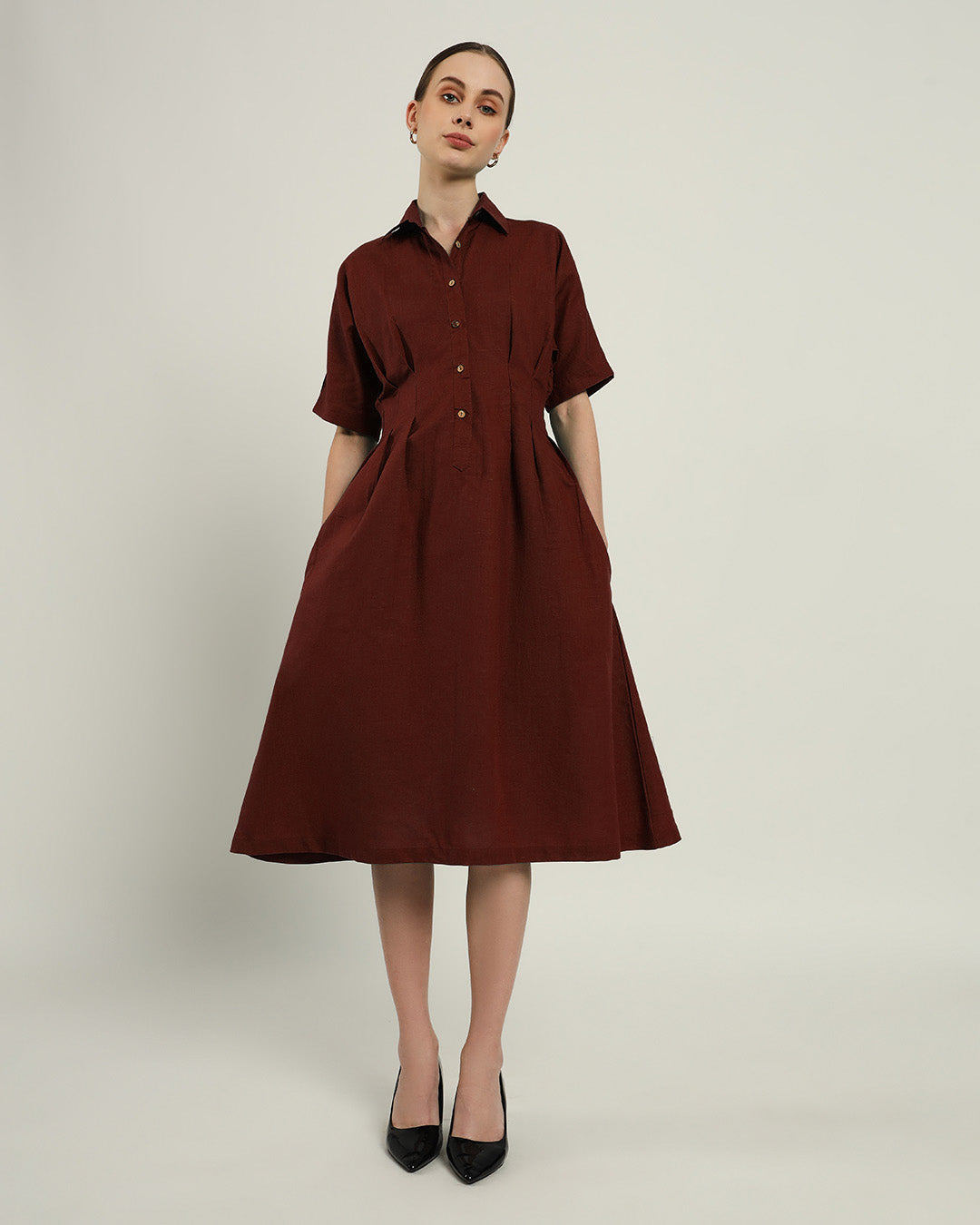 The Salford Rouge Cotton Dress