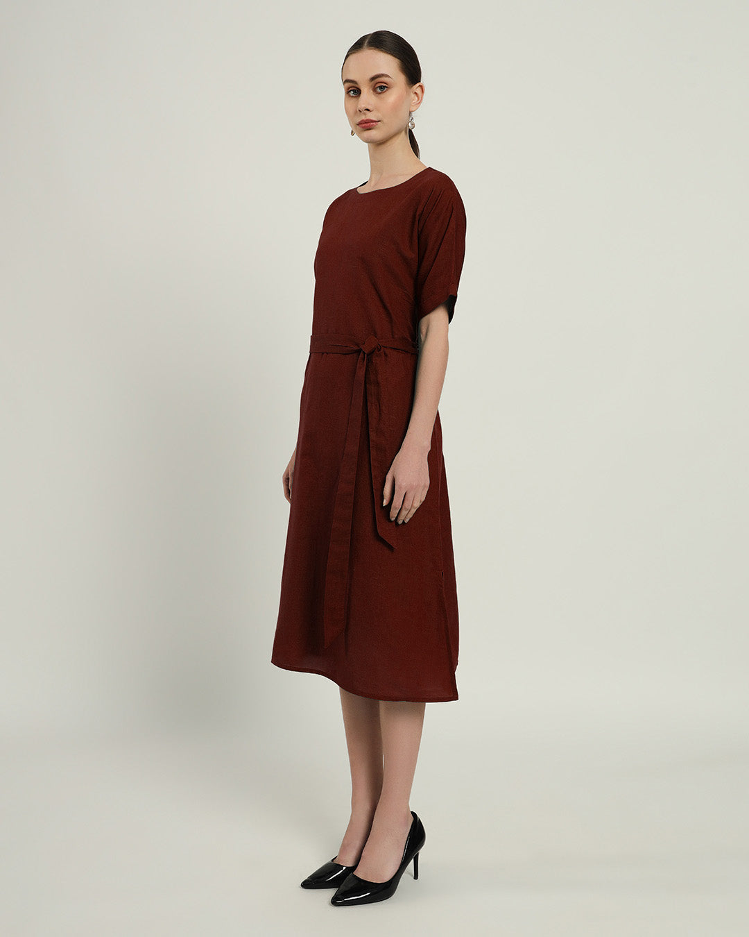 The Tayma Rouge Cotton Dress