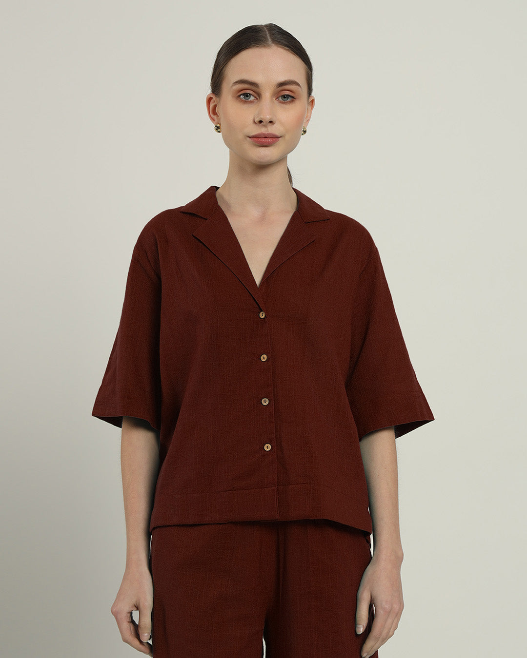 City Slicker Shirt Rouge Top (Without Bottoms)