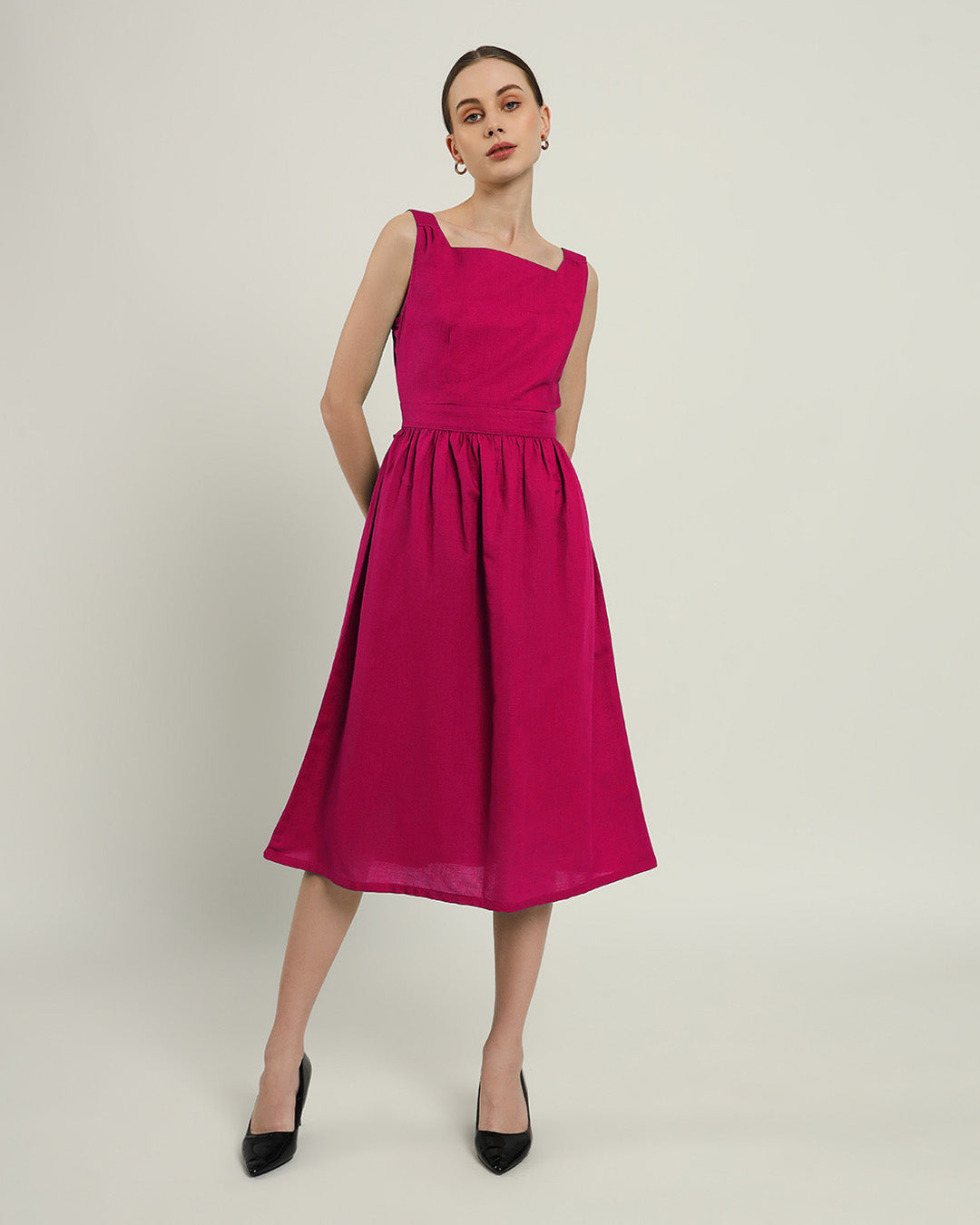 The Mihara Berry Cotton Dress