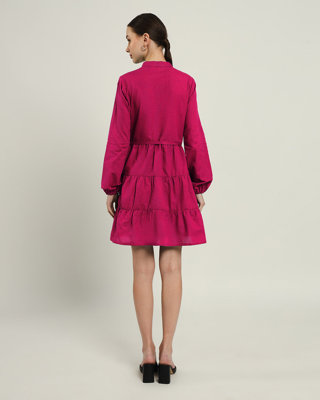 The Ely Berry Cotton Dress