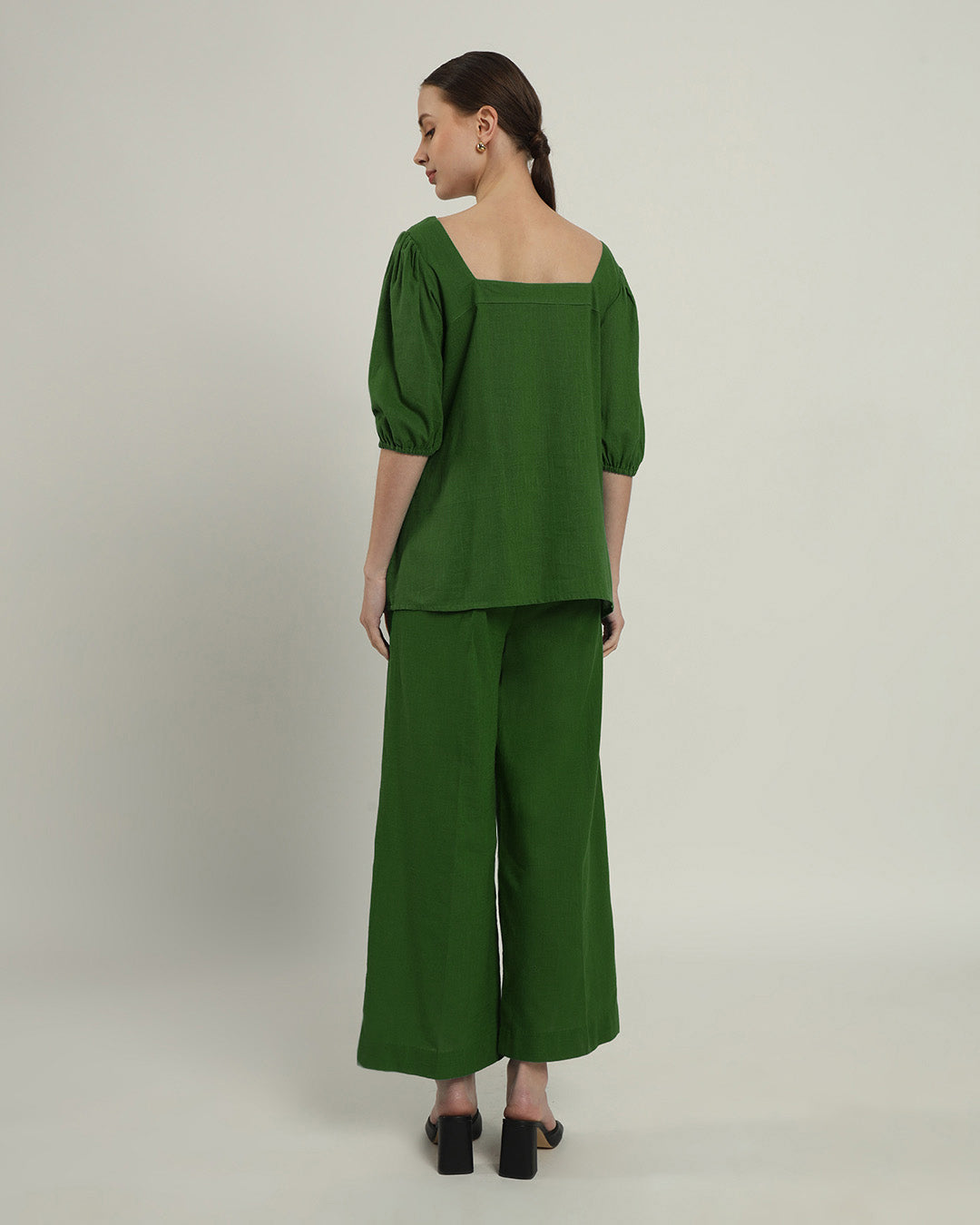 Urbanite Square Neck Emerald Top (Without Bottoms)