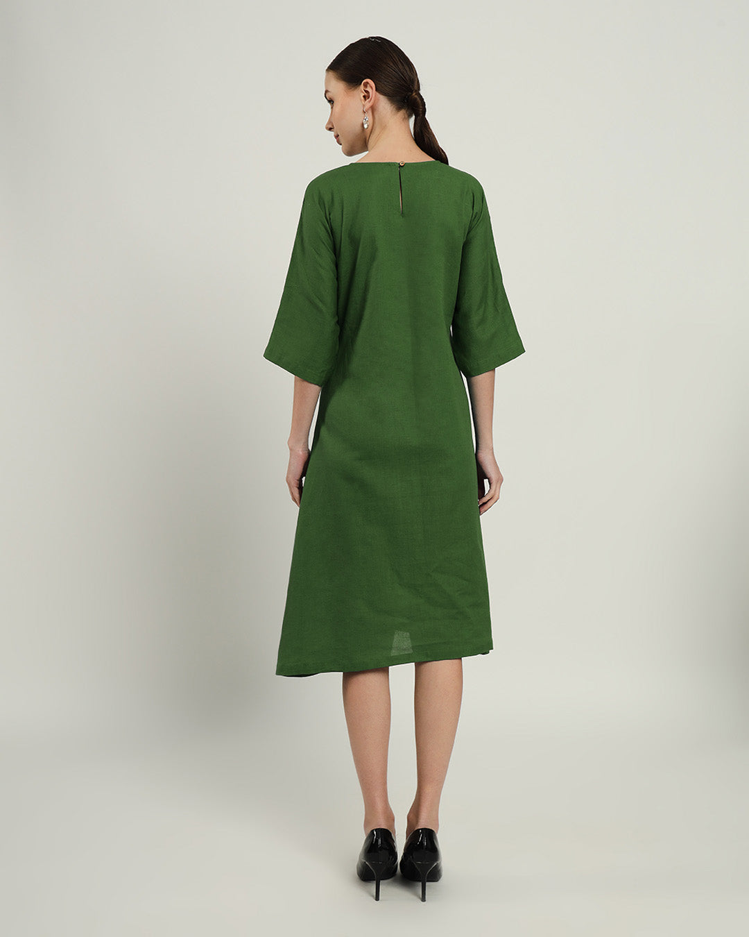 The Monrovia Emerald Cotton Dress