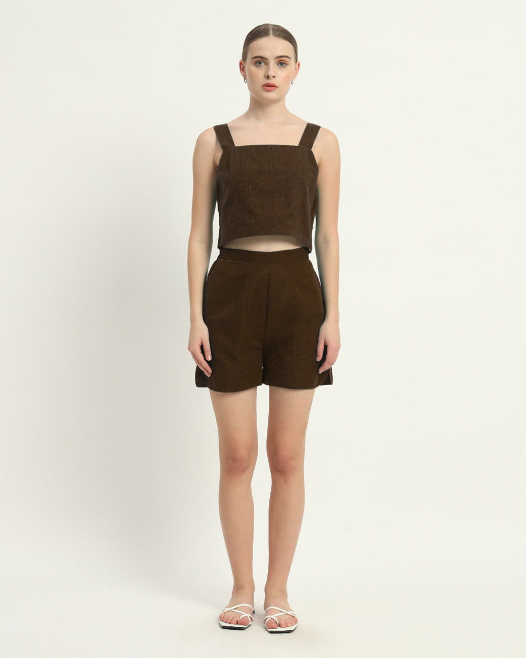 Shorts Matching Set Nutshell Sleek Square Crop