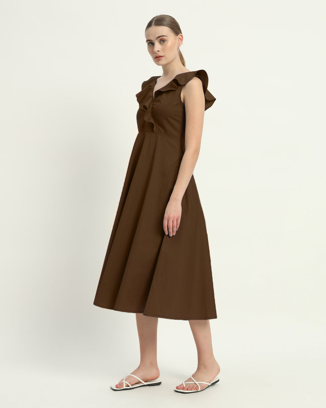 The Albany Nutshell Cotton Dress