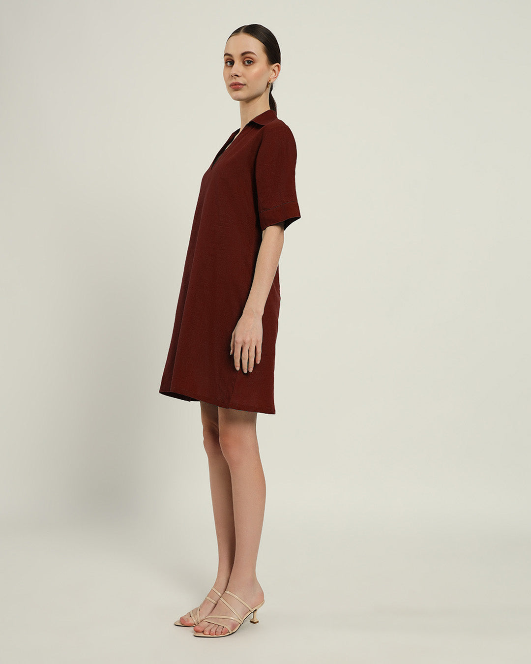 The Ermont Rouge Cotton Dress