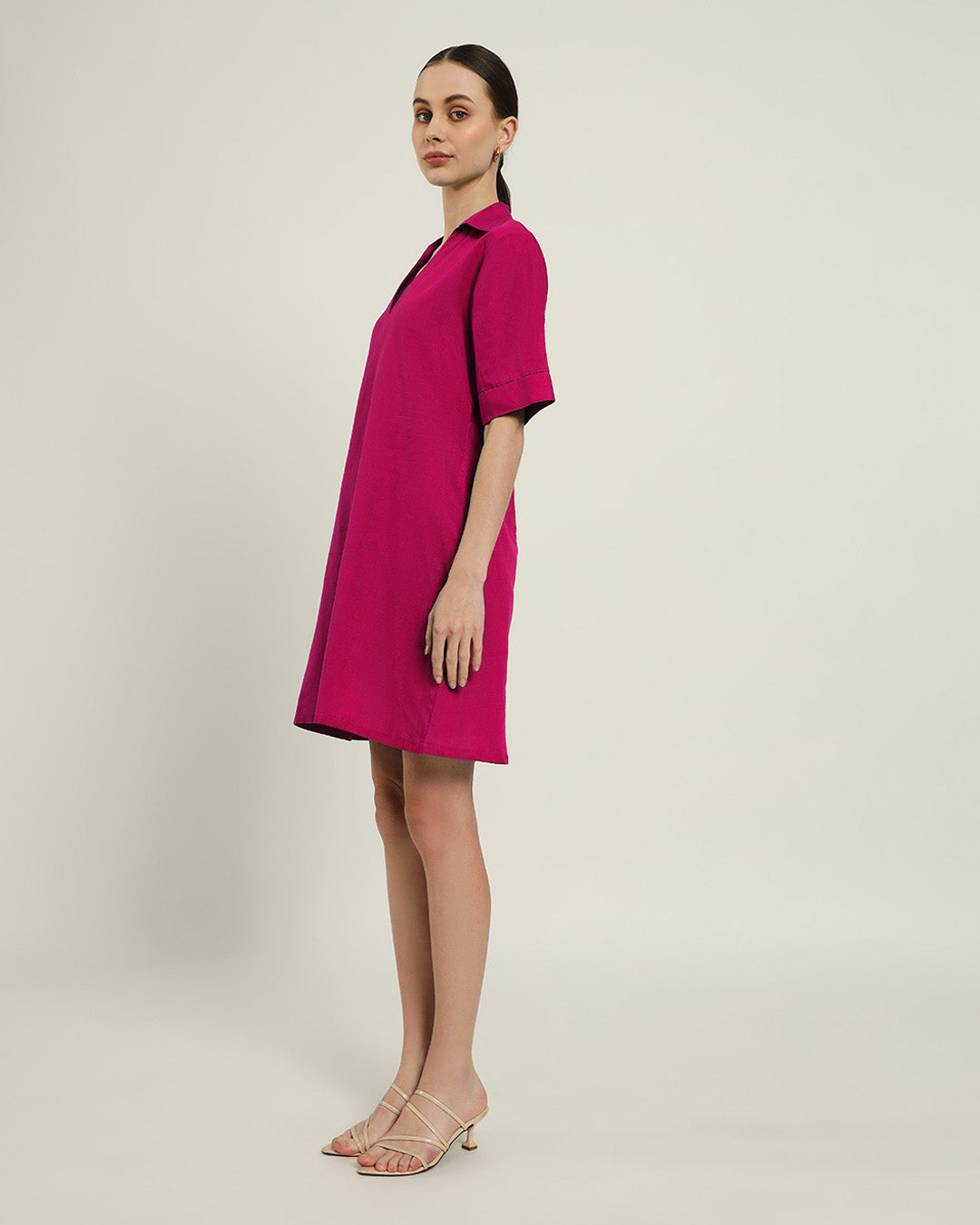 The Ermont Berry Cotton Dress