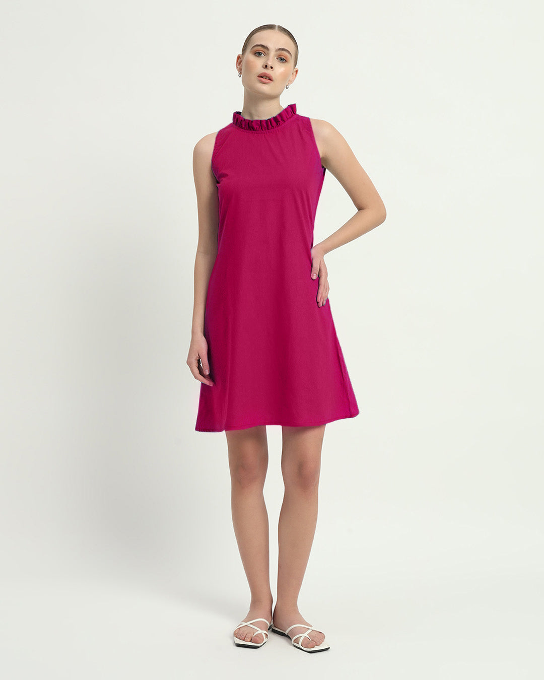 The Angelica Berry Cotton Dress