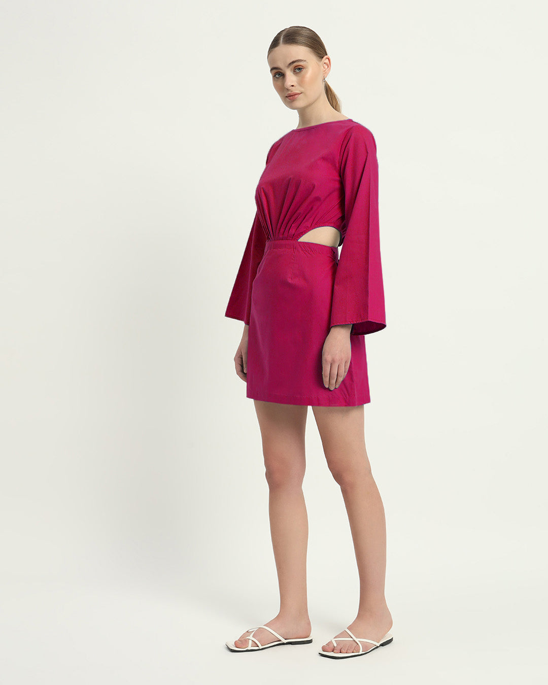 The Eloy Berry Cotton Dress