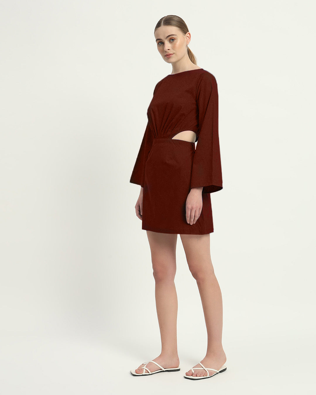 The Eloy Rouge Cotton Dress