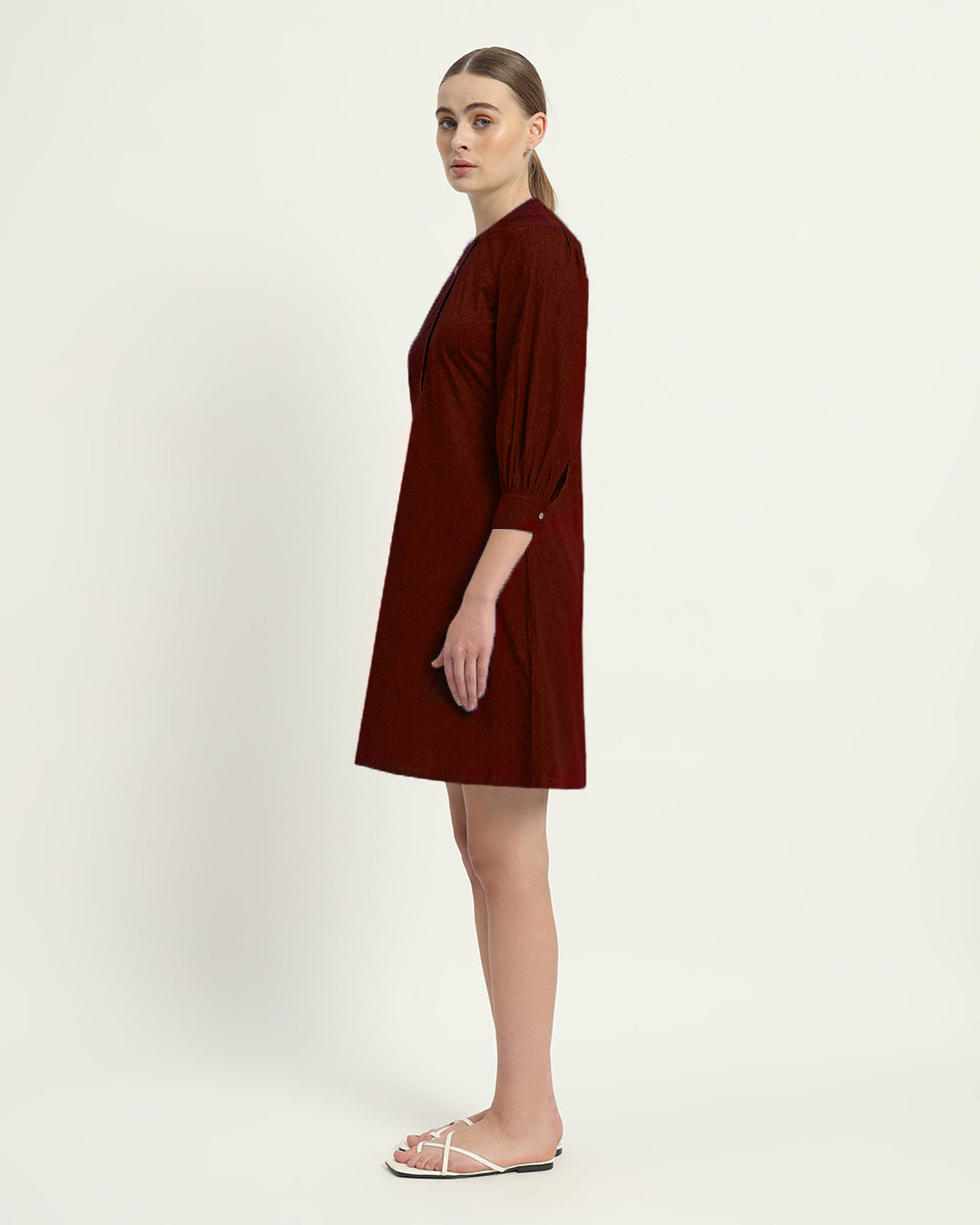 The Roslyn Rouge Cotton Dress