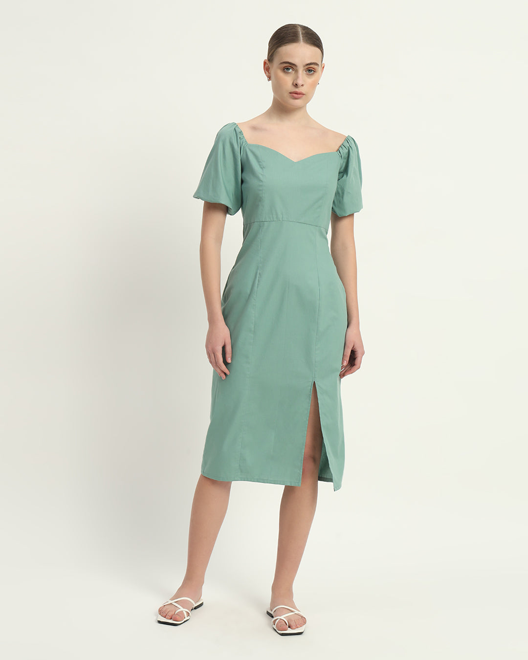 The Erwin Mint Cotton Dress