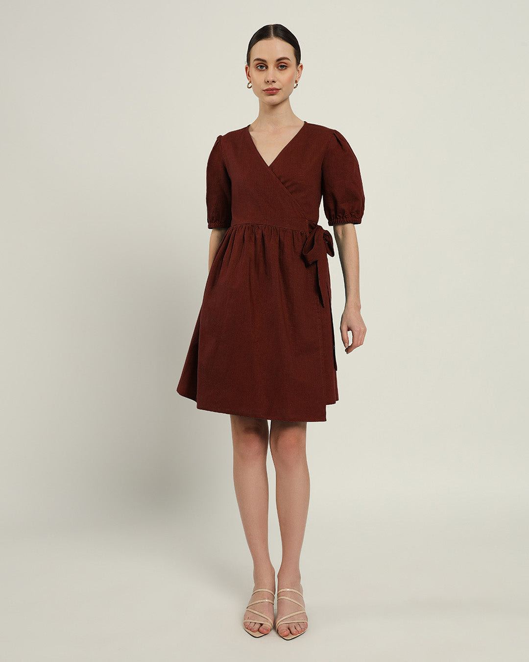 The Inzai Rouge Cotton Dress