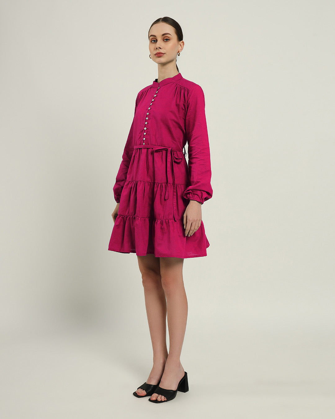 The Ely Berry Cotton Dress